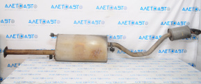 Muffler rear part with barrel Toyota Highlander 14-16 3.5 dented