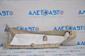 Rear pillar trim lower right VW Passat b7 12-15 USA beige, scratch
