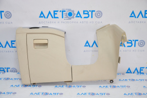 Driver's knee pad VW Passat b7 12-15 USA beige, broken crepe
