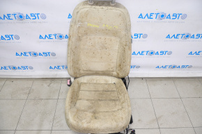 Driver's seat VW Passat b7 12-15 USA without airbag, electric, beige leather, dry-cleanable, tears, without control