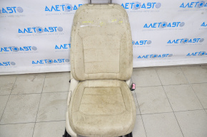 Passenger seat VW Passat b7 12-15 USA with airbag, fur, beige leather for dry cleaning