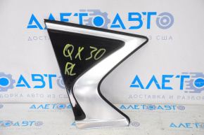 Rear left blind glass window Infiniti QX30 17-19