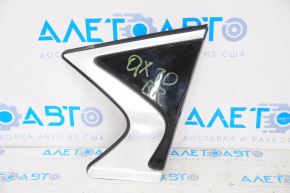 Rear right blind glass window Infiniti QX30 17-19