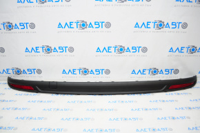 Rear bumper trim Ford Fusion mk5 13-18 1 pipe structure with plug and reflector