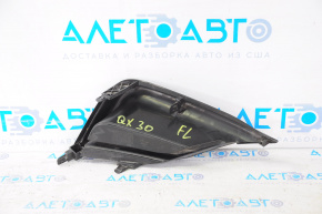 Front bumper grille left Infiniti QX30 17-19 FWD without parking sensors