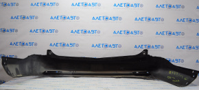 Bare rear bumper Honda CRV 12-14 pre-restoration, structure, dents, cracks, rubbed