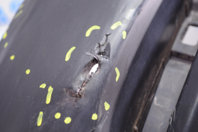 Bare rear bumper Honda CRV 12-14 pre-restoration, structure, dents, cracks, rubbed