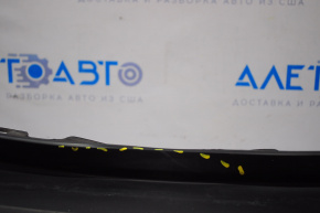 Bare rear bumper Honda CRV 12-14 pre-restoration, structure, dents, cracks, rubbed