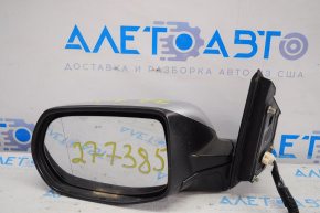 Left side mirror complete Honda CRV 12-16 prerest, 5 pins, silver NH-700MX, scratches