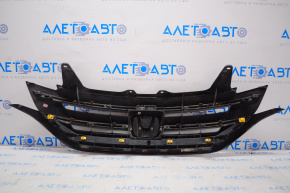 Radiator grill assembly Honda CRV 12 prerest, swollen chrome, with emblem