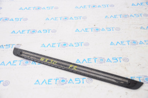 Infiniti QX30 17-19 front outer right door sill plate, black