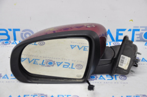 Left side mirror complete Jeep Cherokee KL 14-18 5 pins, heated, red PRP