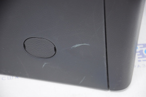Console central armrest Subaru Legacy 15-19 leather black, broken crepe, scratches