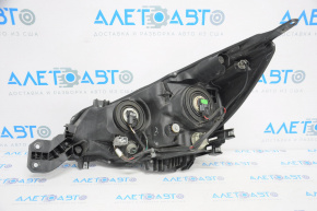 Headlight front right Subaru Legacy 15-17 bare prerest halogen, black reflector, broken crepe, water damage