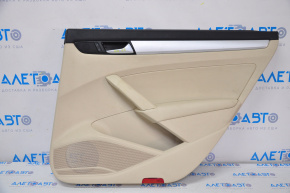 Door trim card rear right VW Passat b7 12-15 USA beige broken crepe