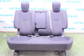 Rear row of seats 2nd row Chevrolet Equinox 10-12 black, cloth