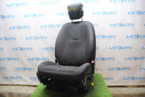 Chevrolet Equinox 10-13 passenger seat without airbag, black, cloth, mechanical
