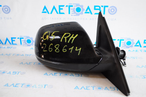 Right side mirror complete Audi Q5 8R 09-17 7 pins, auto folding, dimming, turn signal, black