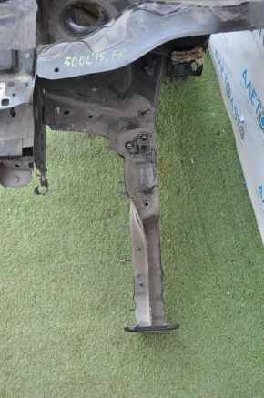 Front quarter right Fiat 500L 14-19 black