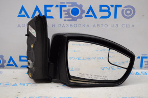 Right side mirror complete Ford Escape MK3 13-16 prerest 3 pins, black UH