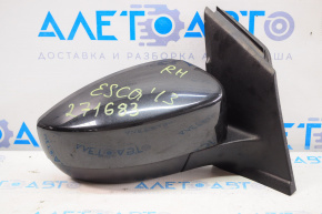 Right side mirror complete Ford Escape MK3 13-16 prerest 3 pins, black UH