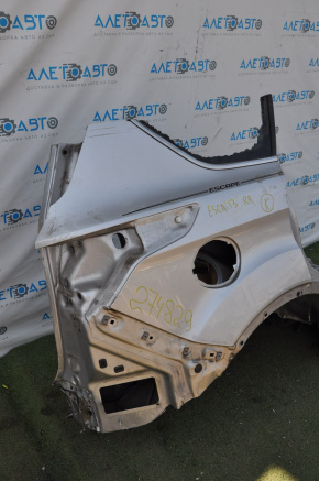 Quarter wing rear right Ford Escape MK3 13-19 silver, small poke