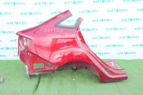 Quarter wing rear right Ford Fiesta 11-19 4d red