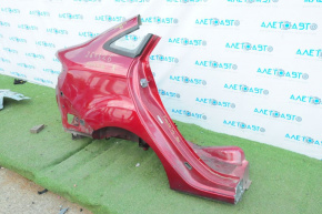 Quarter wing rear right Ford Fiesta 11-19 4d red