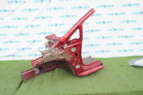 Front quarter left Ford Fiesta 11-19 red