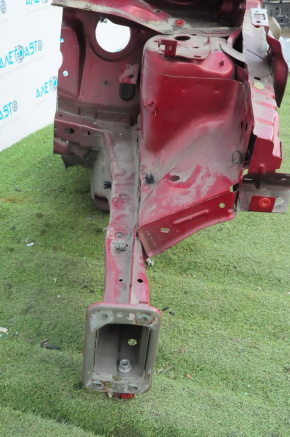 Front quarter left Ford Fiesta 11-19 red
