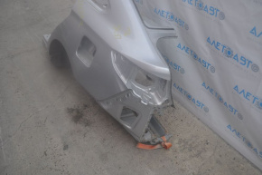 Quarter wing rear left Hyundai Sonata 15-19 silver, putty