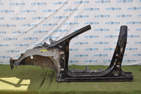 Front quarter left Hyundai Sonata 15-19 gray, with central pillar
