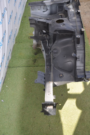 Front quarter left Hyundai Sonata 15-19 gray, with central pillar