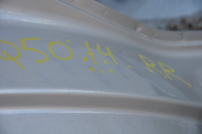 Quarter wing rear right Infiniti Q50 14-20 24 silver, small bump