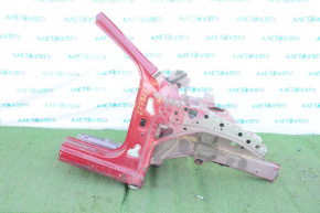 Front right quarter Infiniti QX30 17-19 red