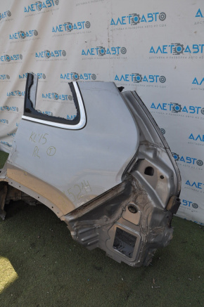 Quarter wing rear left Jeep Cherokee KL 14-23 silver, small poke