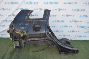 Quarter wing rear right Jeep Cherokee KL 14-18 black, pokes