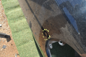 Quarter wing rear left Jeep Compass 11-16 black, butt