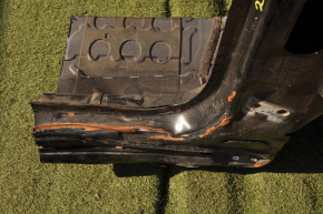 Front right quarter Jeep Compass 11-16 black, dented threshold