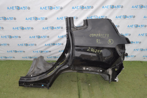Quarter wing rear left Jeep Compass 17-21 black, pokes