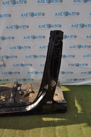 Front left quarter Lexus RX350 RX450h 10-15 black, with central pillar
