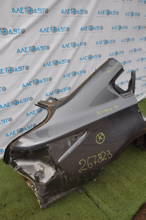 Quarter wing rear right Nissan Altima 13-15 pre-rest, graphite, small bump