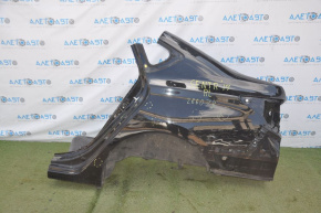 Quarter wing rear left Nissan Sentra 13-19, black, pokes