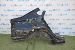 Quarter wing rear right Nissan Sentra 13-19, black, pokes