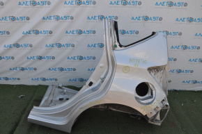 Quarter wing rear left Nissan Versa Note 13-17 silver, small poke