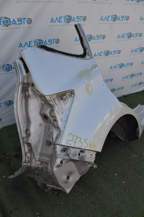 Quarter wing rear right Nissan Versa Note 13-17 silver