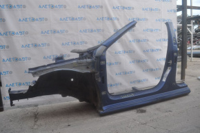 Front quarter left VW Passat b8 16-19 USA blue with central pillar, pokes