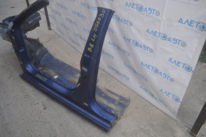 Front quarter left VW Passat b8 16-19 USA blue with central pillar, pokes