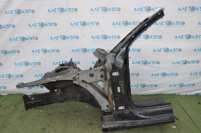 Front left quarter Audi A4 B8 08-16 blue