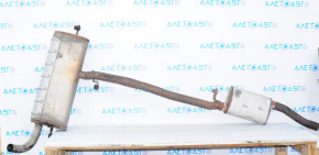 Muffler rear part with barrel Chevrolet Equinox 10-17 rusty, dented